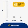 1/2" x 12" (25 Pack) Galvanized Carriage Bolt Kit Grade