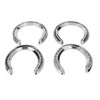 4pcs Horseshoes Aluminum Alloy Light Weight Reliable Practical Horse Riding