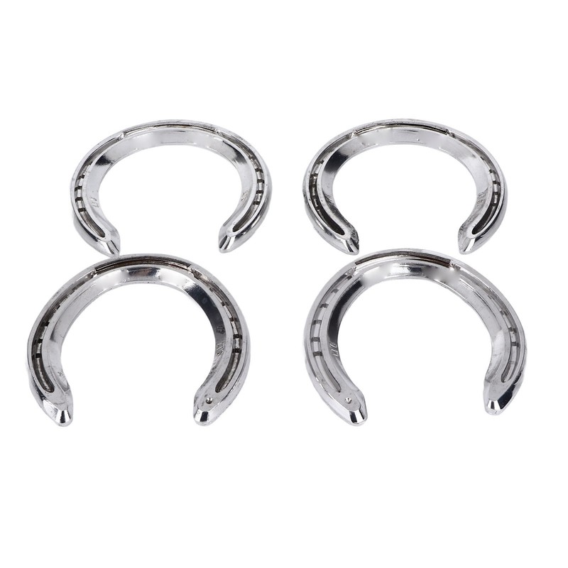 4pcs Horseshoes Aluminum Alloy Light Weight Reliable Practical Horse Riding