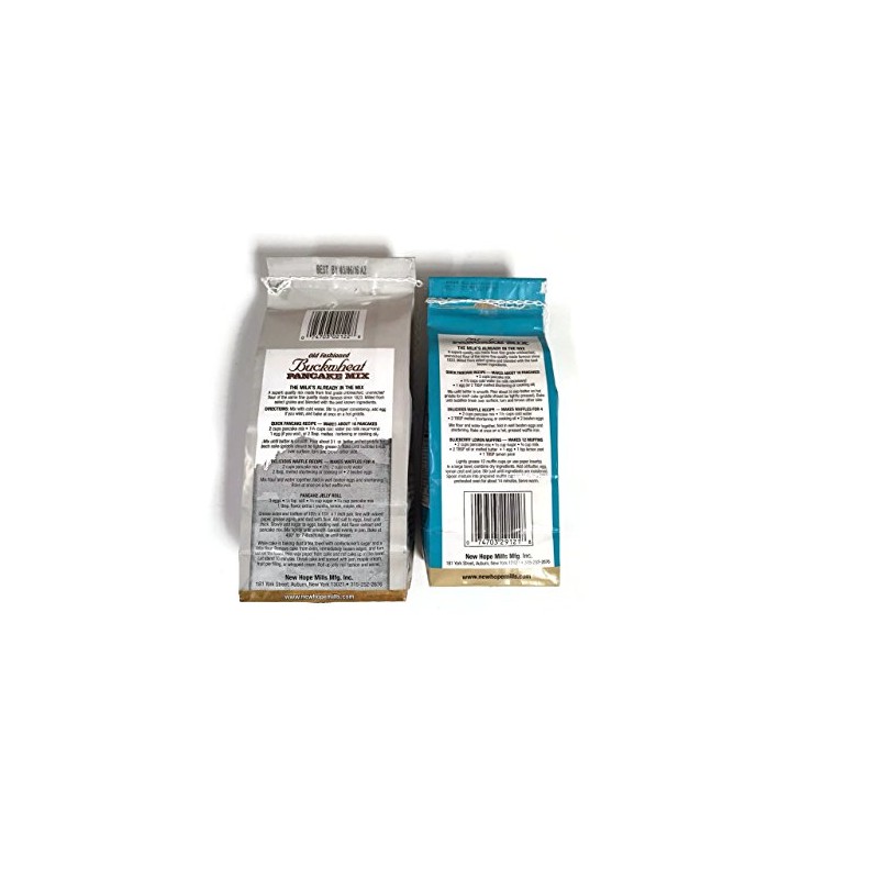Variety 2-pack New Hope Mills Pancake Mixes: Buckwheat & Blueberry