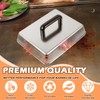 14 Inch Rectangular Melting Dome & Grill Press Kit for