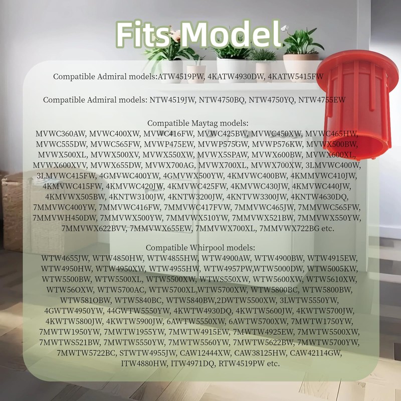 52719 Basket Bushing Replacement by savone Compatible with WhirlPool, Maytag,