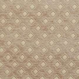 Taupe Woven Small Diamonds Chenille Upholstery Fabric by The Yard - SKU: Ariana Taupe