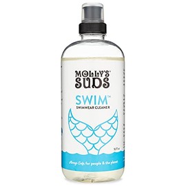 Molly's Suds Limpiador de trajes de baño | Elimina el cloro y perfecto para limpiar trajes de baño | Ingredientes derivados de la tierra | 16 onzas lí