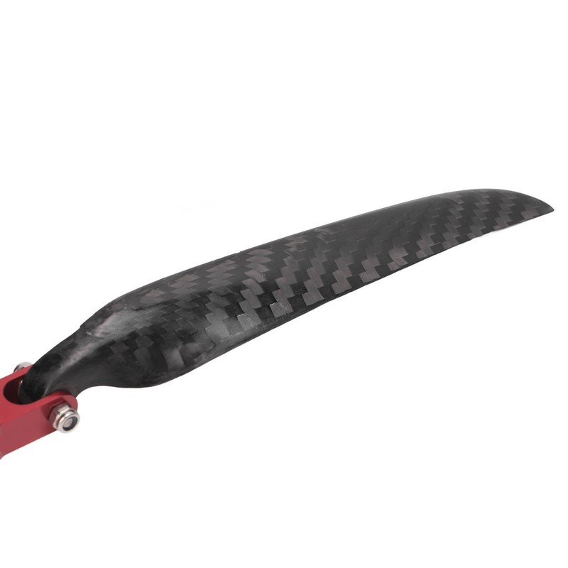 2 Blades RC Airplane Folding Propeller with Adapter Ring Carbon