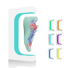 UKESULT Floating Sneaker Stand with Adjustable Light ,Levitating Shoe Display，Magnetic Levitation Shoe Rack ,Spinning Shoe Shelf Holder, Cool Home Decor , Shoe Collector Gift