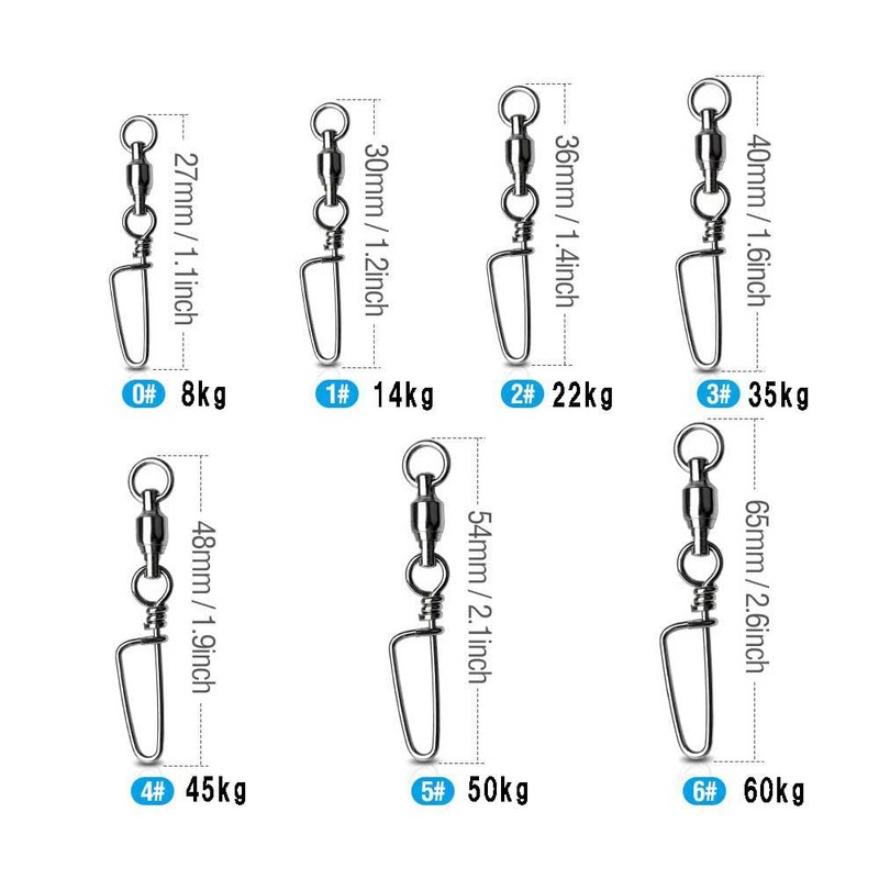 A Snap Swivel Ball Bearing Swivel Shackle Quick Snap Stainless