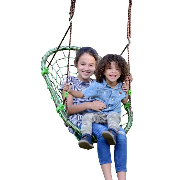 Swurfer Tree Swing – Swing Chair, Tree Swings for Kids and Adults Outdoor, Weather Resistant, Heavy Duty Metal Frame Multi-Position, Ages 4 and Up, Holds up to 400lbs