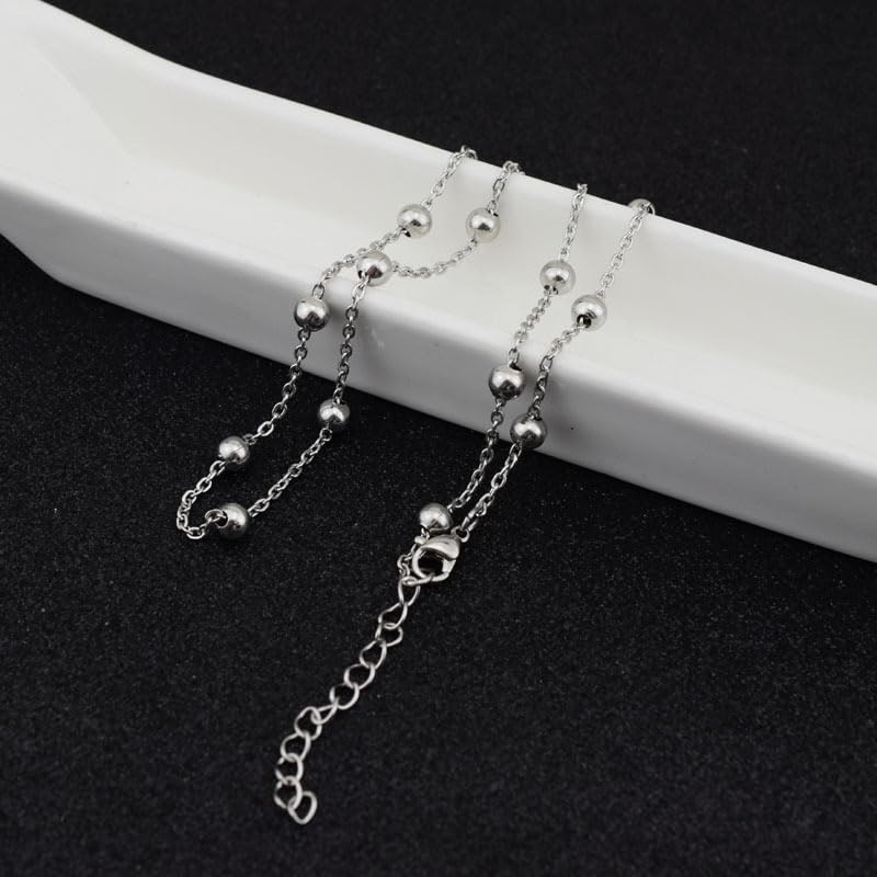LIBERTY-M Ball Chain Necklace, Celebrity Wear Model, Stylish Design, Men's