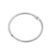 Coideal Large Metal Brushed Nickel Circular Shower Curtain Rings/Loose Leaf