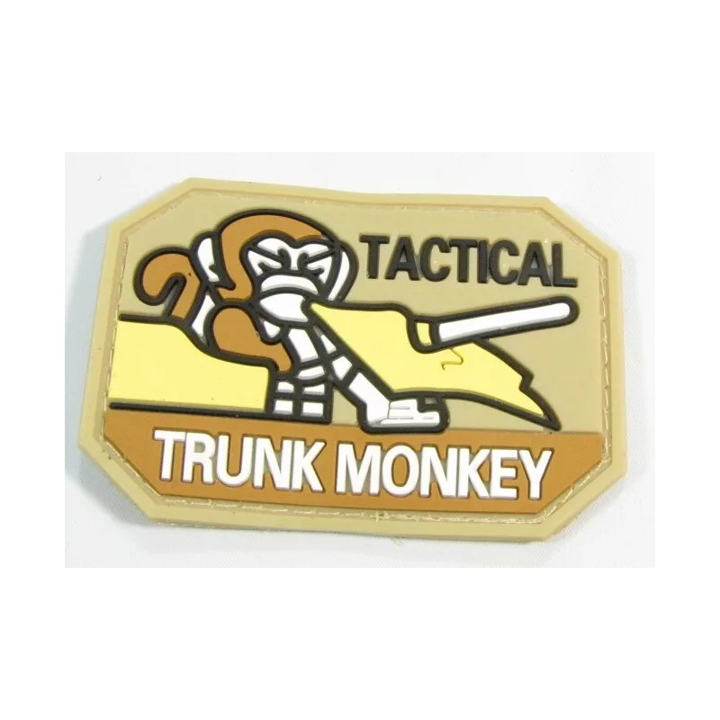 PVC Rubber Morale Patch Tactical Trunk Monkey Tail Gunner US