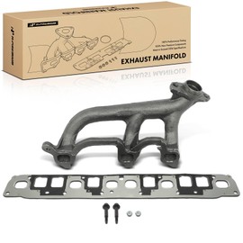 A-Premium Front Exhaust Manifold Kit W/Gaskets & Bolts & Nuts [OHV 6Cyl 4.0L] Compatible with Jeep WJ Series Grand Cherokee 1999-2004, Cherokee 2000-2001, TJ/Wrangler 2000-2006