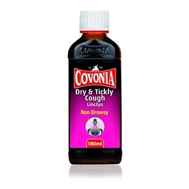 Covonia Dry & Tickly Cough Linctus 180ml soothing relief of dry coughs and sore throats