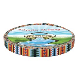Country Brook Design - Summer Pines Polyester Webbing (3/4 Inch, 5 Yards)