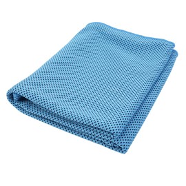 Hsthe Sea Hals-Gesichtskühltuch, Nackenübungs-Stirnband, Lauf-Stirnband,Yoga-Kühl-Stirnband,schweißabsorbierendes Stirnband, Handtuch,Eistuch,schnell trocknendes Handtuch,Fitness-Handtuch (blau)