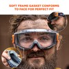Ergodyne Skullerz Modi Protective OTG Safety Goggle, Indirect Venting, Anti