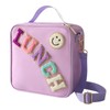 MEEYUU Insulated Lunch Bag Nylon Preppy Boys Girls Lunch Box