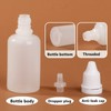 Empty Liquid Dropper Bottles Plastic Squeeze Refillable DIY Containers 50PCS