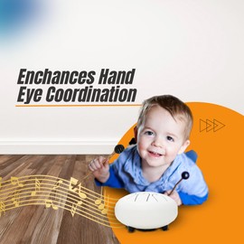 Kid’s Tongue Drum Set - Rain Drum for Kids - Steel Tongue Drums for Rhythm, Learning, and Fun - Metal Drums with Rain Sound - Handpan for Beginners Ages 4+, by Marmelada Musica