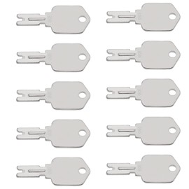 VGOL Pack of 10 Forklift Keys Ignition Keys 166 1430 186304 51335040 A214062 Compatible with Clark Compatible with Hyster Compatible with Yale Heavy Equipment Keys