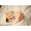 Mont Bleu Colour Crystal Nail File in Black Pouch -