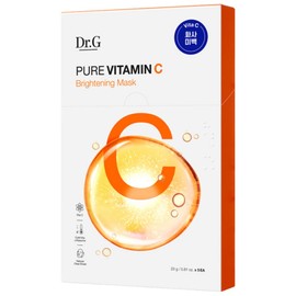 Dr. G Pure Vitamin C Brightening Mask Pack, 5 packs, 1 pack / 닥터지 퓨어 비타민 C 브라이트닝 마스크팩, 5개입, 1개