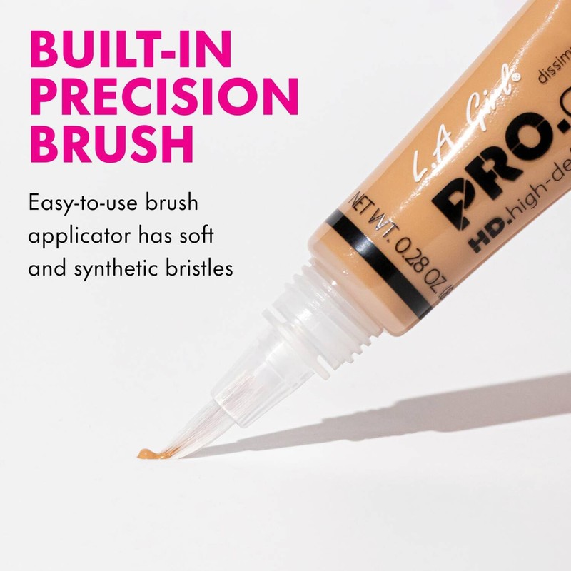 L.A. Girl Pro Conceal HD Concealer, Peach Corrector, 0.28 Ounce