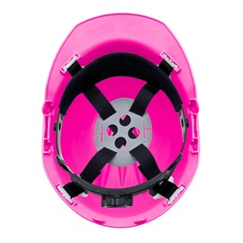 Glove Station Hard Hat for Men & Women - Construction Safety Helmet & Hard Hat, One Size with Padded 4-Point Ratchet Suspension, Non-Vented High-Density Polypropylene Shell