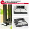 DOOTOO Deck Post Base Covers, Aluminum Post Cover 2.5"x2.5", Split