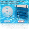 TonGass Zinc Anode Weight Anti-Electrolysis Sacrificial Anode, Galvanic Anodes for