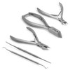 Podiatry Tool Kit by Blizzard – 5 Piece Set with