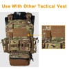 Airsoft Molle Chest Rig with YKK Zipper Mag Pouches Modular