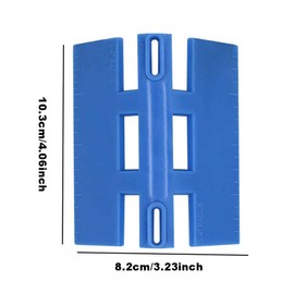 Bullnose Corner Marking Tool, Bull Nose Trim Gauge Woodworking Tool for Skirting Board, Chair Rail and Crown Shaping, Pack of 2