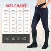 beroy Pantalones de equitación con Parches de Rodilla para niñas