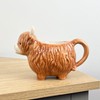 Novelty Gravy Boat Highland Cow Kitchen Decoration Accessories Sauce Jug