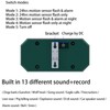 Outdoor Solar Motion Sensor Alarm Waterproof 13 Sounds Dog Barking