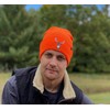 Klarny Blaze Orange Deer Hunting Hat - High Visibility Beanie,