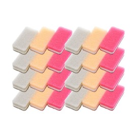 Duskin Sponge Soft Type for Kitchen, 24 Pieces, Kitchen Sponge, Oil Stain and Long Lasting (3 Colors Set x 8 Set)