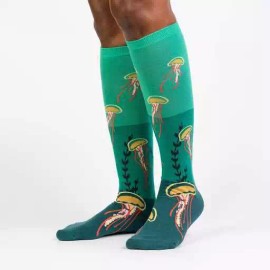 Sock It To Me Ocean Bloom on Women's Knee High Socks by Sock It To Me