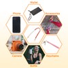 sourcing map Leather Wristlet Strap, 350mm/14-inch Imitation Pearl Short Handle