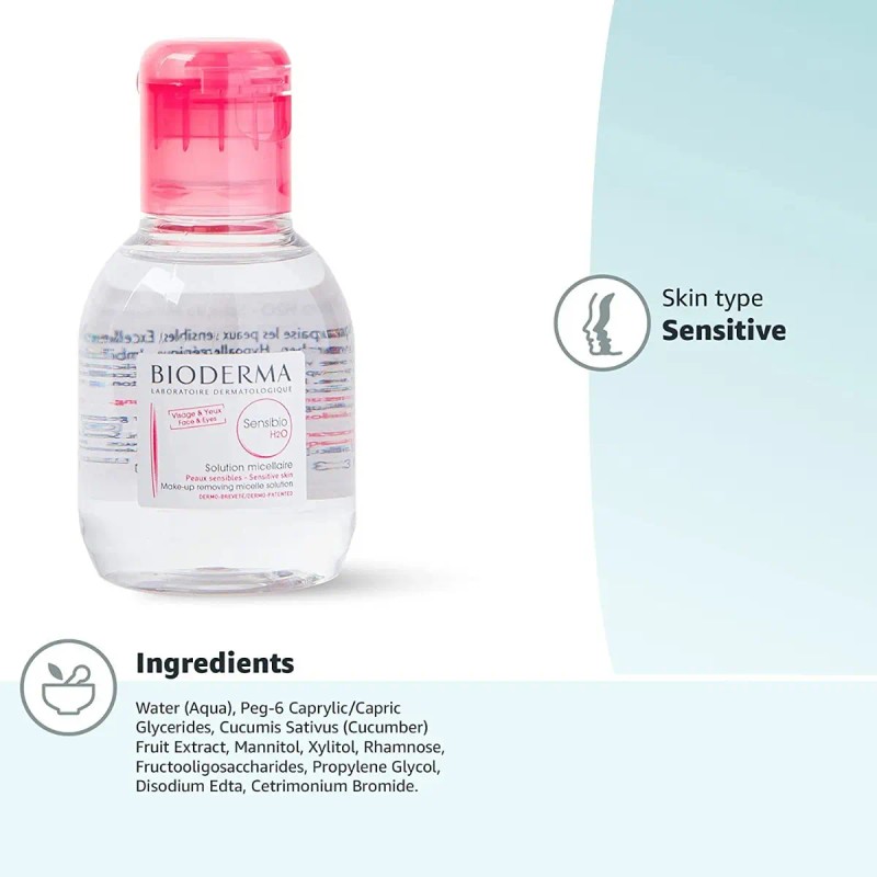 Bioderma Sensibio H2o Agua Micelar Desmaquillante 100 Ml