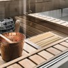 Beavorty Bamboo Sauna Cushion High Temperature Resistant Support Mat Quick-Drying