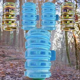 Moneyful Hair Perm Hair Styling Perm Clip Macaron Air Bang Clamp Type Hair Roll 10 Pieces Blue / 머니풀 헤어펌 헤어스타일링 파마용클립 마카롱 에어뱅 집게형 헤어롤 10개 블루