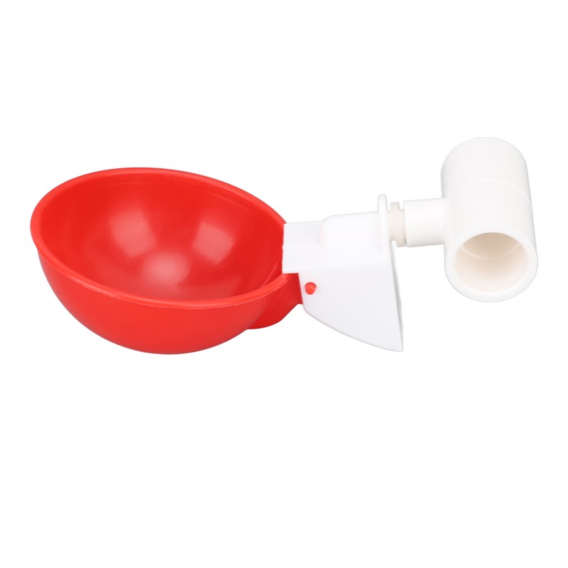 12 Sets Chicken Watering Cup with Tee Connector Automatic Feeding