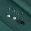 Plastic Earrings,KMEOSCH Drop Dangle Ball Earrings on Plastic Hooks for