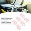 100Pcs Carrot Paper Clips Carrot Shape Strong Metal Anti Slip