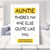 Hey Chimp Funny Auntie Birthday Card - No One Else
