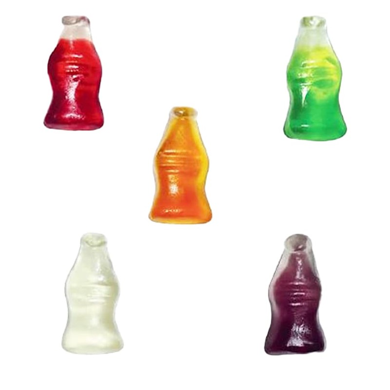 Fruidles Mini Soda Gummy Pop Candy Mix, Delicious Multicolor Fruit