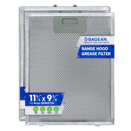 Range Hood Filter Replacement for SB08087294 11.75” x 9.40” Broan Range Hood Filter - Kitchen Exhaust Fan Aluminum Grease Filter for Range Hood - Filters Air Entering Stove Hood Vent Filter (2-Pack)
