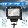 2x 3'' LED Spot Work Light & Upper Hood Ditch